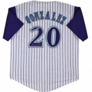 Autographed Luis Gonzalez Arizona Diamondbacks